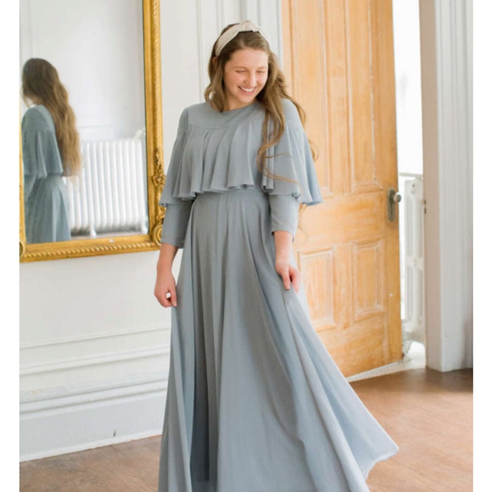 Dainty Jewells Soft Blue Dress - Picture 4 of 5